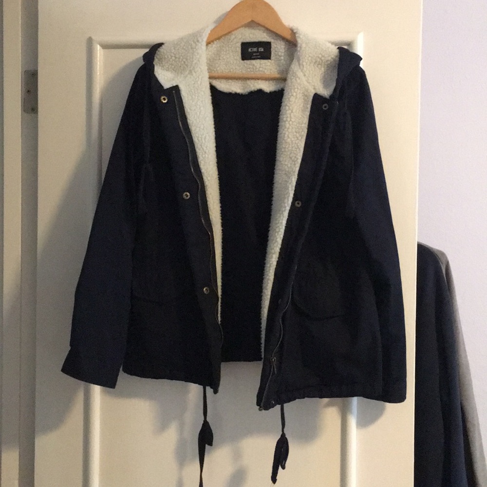 Navy Blue Utility Jacket